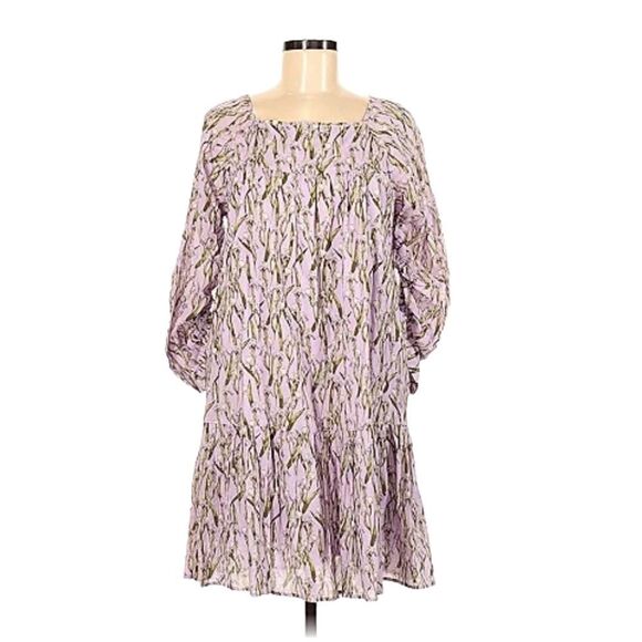 Happy Nature X Iris Print Boho Dress - Picture 3 of 13